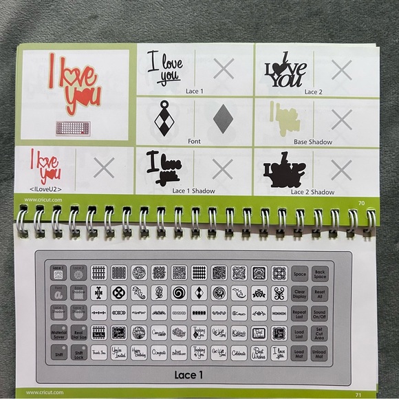 Cricut PAPER LACE shapes & font - Picture 10 of 12